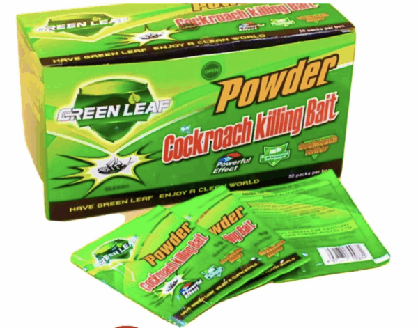 Odorless & Stainless Roach Killer Powder by GreenLeafBait (100% Effective)