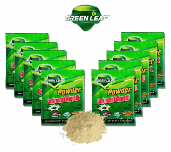 Green Leaf Pesticide Odorless & Stainless Roach Killer Powder - Image 2