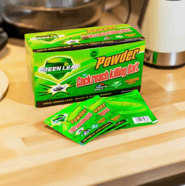 Green Leaf Pesticide Odorless & Stainless Roach Killer Powder - Image 3