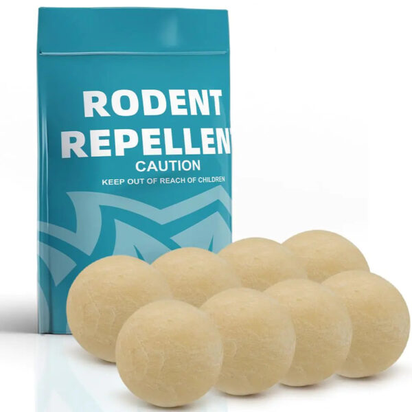 Roach Buster Peppermint Rodent Repellent – Indoor & Outdoor Mice & Rat Deterrent (8-Pack) for Home, Car, and Garage
