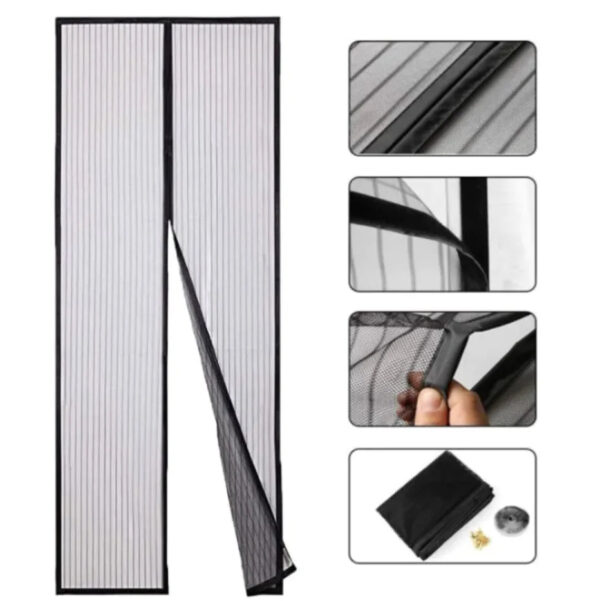Magnetic Mesh Door Screen