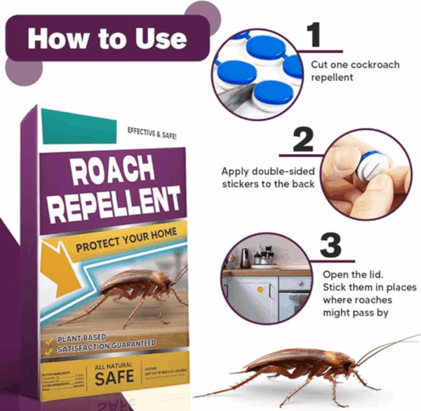 Roach Buster Mess Free Placement Cockroach Killer Powder. - Image 3