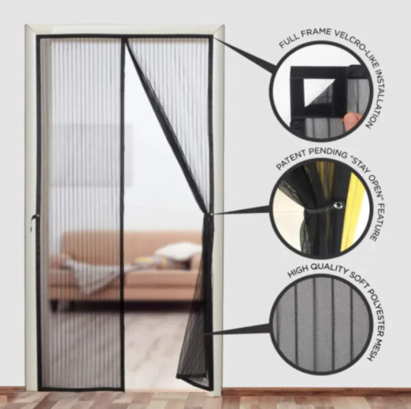 Magnetic Mesh Door Screen - Image 7