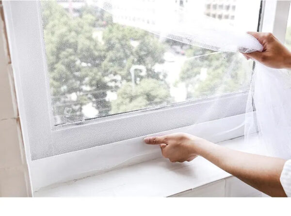 DIY Self-Adhesive Mosquito Window Screen Panel – Easy Install Bug Barrier and Net. - Image 7