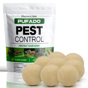 Roach Buster Pest Control Balls – Peppermint Rodent, Mouse and Spiders Repellent (8-Pack) for Home, RV, and Outdoor Use