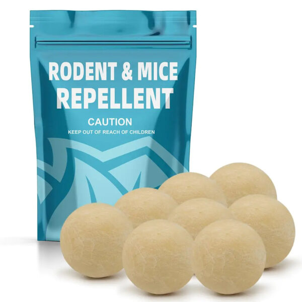 Roach Buster Peppermint Mouse Repellent Balls – Effective Rodent Deterrent (8-Pack) for Indoor Use